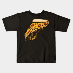 I love Pizza Slice Shirt Pizza Kids T-Shirt